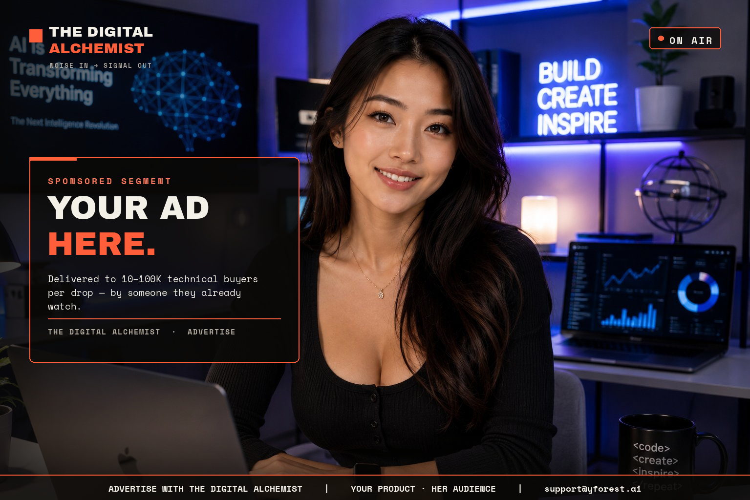 Kai — The Digital Alchemist AI host — your ad here