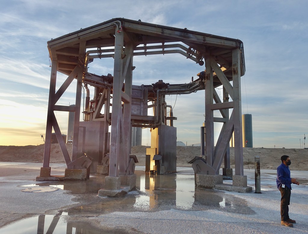 SN8 Launch Pad by jurvetson (BY) via Openverse