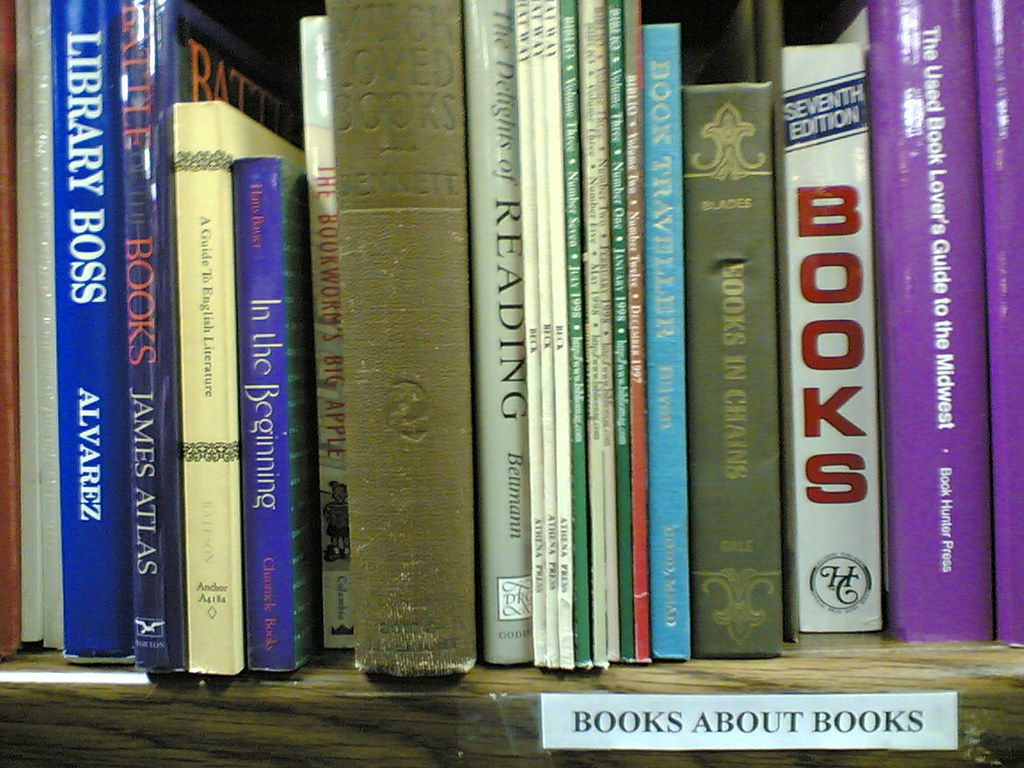 BOOKS ABOUT BOOKS by jm3 (BY-SA) via Openverse