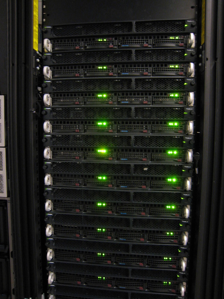 Tesla/NVIDIA GPU cluster by ChrisDag (BY) via Openverse